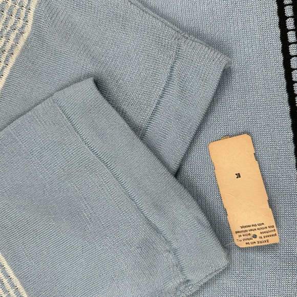 NEW VTG 60s Van Heusen Coleseta‎ Polo Shirt Men Fits Large Tag XL Blue Black - Picture 12 of 14